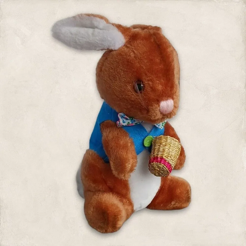 VTG R. Dakin Beatrix Potter Peter Cottontail Bunny Rabbit Plush Stuffed Animal